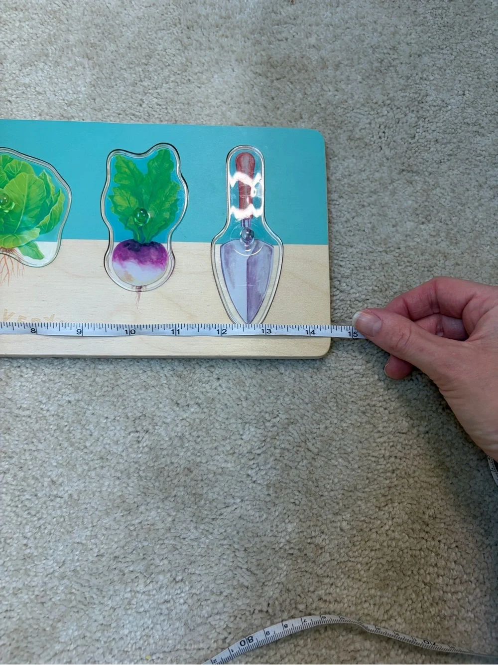 Lovevery Community Garden Puzzle – Montessori Wooden Learning Toy